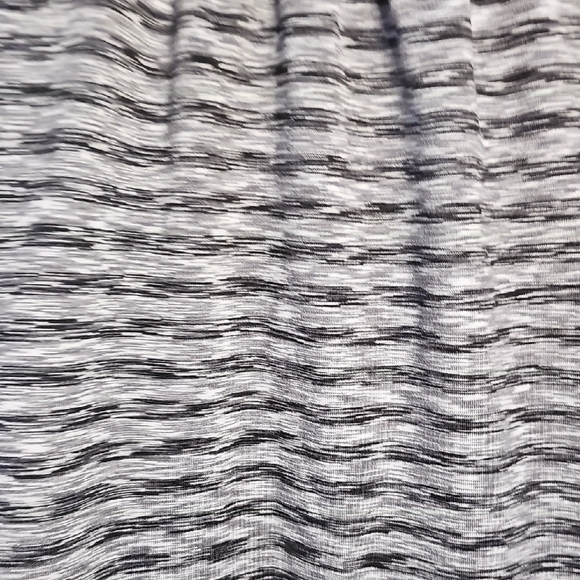 Athleta Fitted Ruched Gray and White Tank Top Size S - Picture 3 of 6